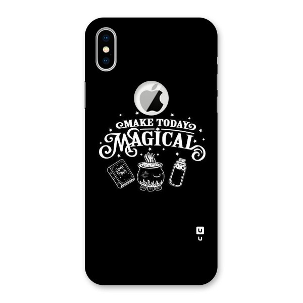 Make Today Magical Back Case for iPhone XS Logo Cut