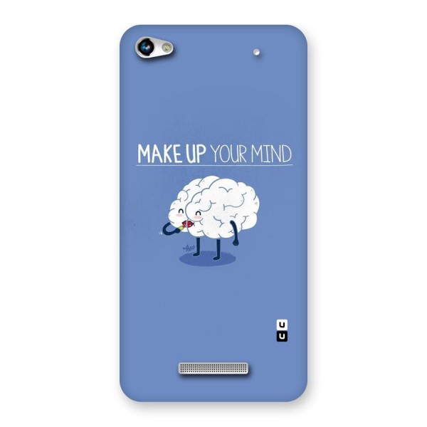 Makeup Your Mind Back Case for Micromax Hue 2