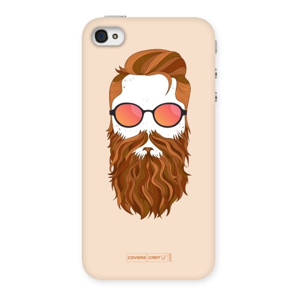 Man in Beard Back Case for iPhone 4 4s