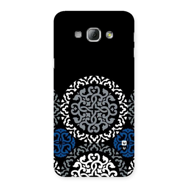 Mandala Circle Pattern Back Case for Galaxy A8