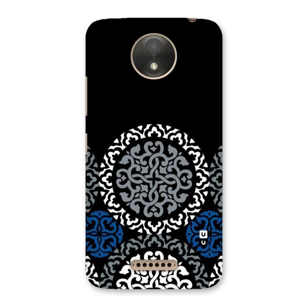 Mandala Circle Pattern Back Case for Moto C Plus