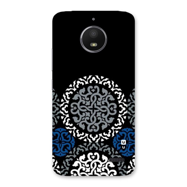 Mandala Circle Pattern Back Case for Moto E4