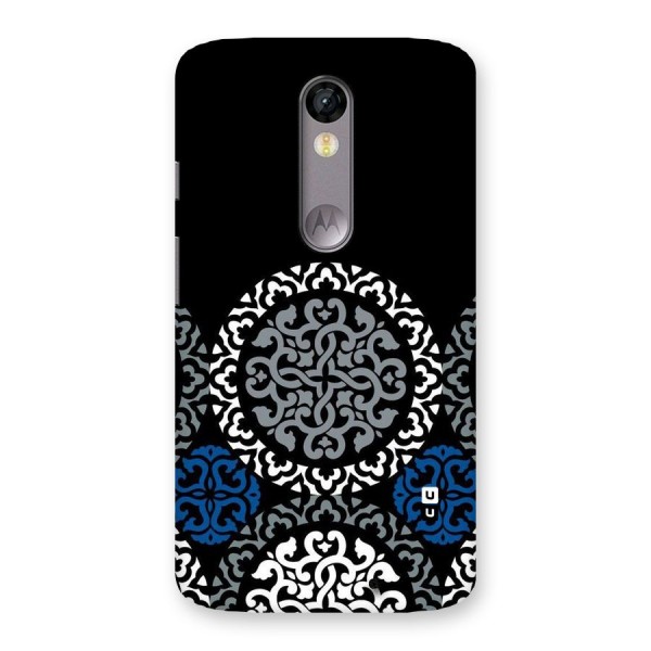 Mandala Circle Pattern Back Case for Moto X Force