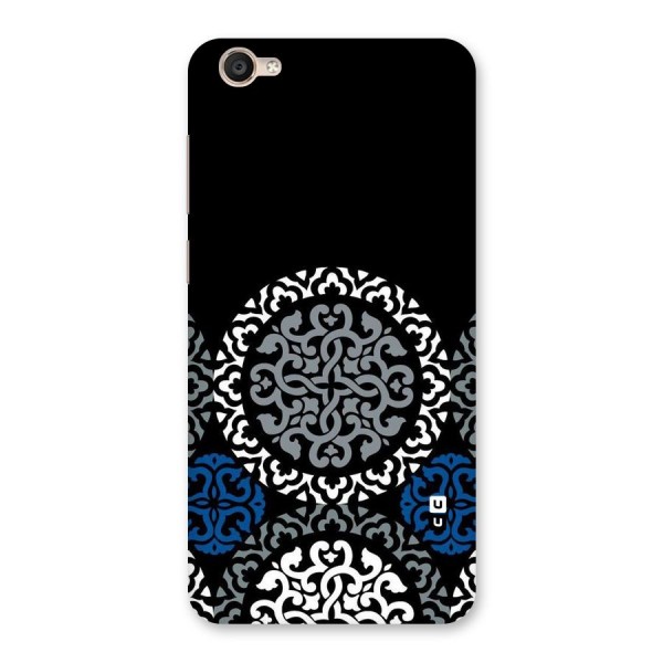 Mandala Circle Pattern Back Case for Vivo Y55s