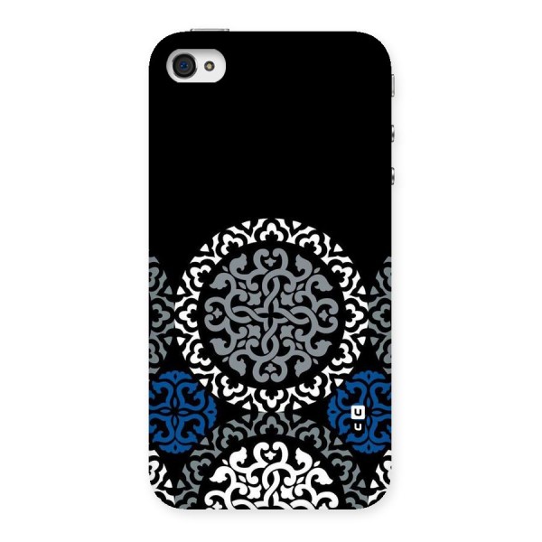 Mandala Circle Pattern Back Case for iPhone 4 4s