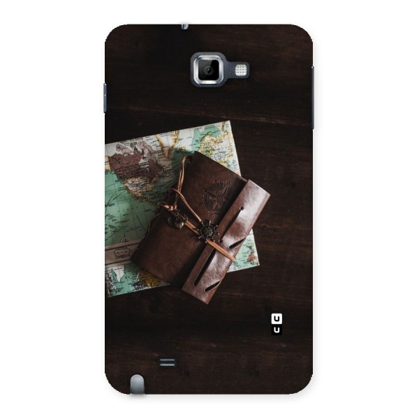 Map Journal Back Case for Galaxy Note