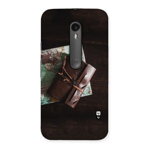 Map Journal Back Case for Moto G3