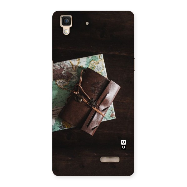 Map Journal Back Case for Oppo R7