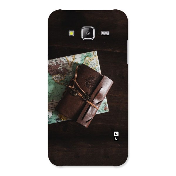 Map Journal Back Case for Samsung Galaxy J5