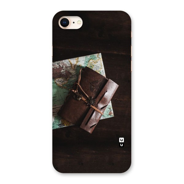 Map Journal Back Case for iPhone 8