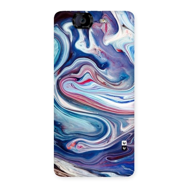 Marble Style Printed Back Case for Canvas Knight A350