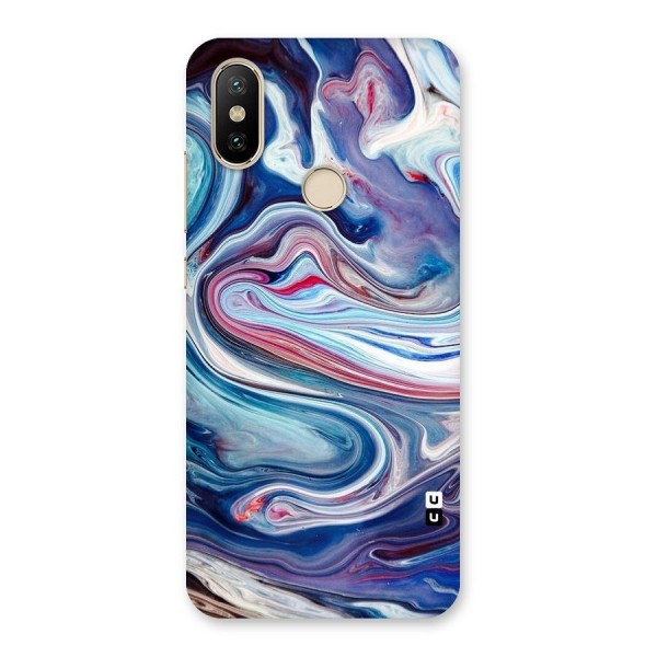 Marble Style Printed Back Case for Mi A2