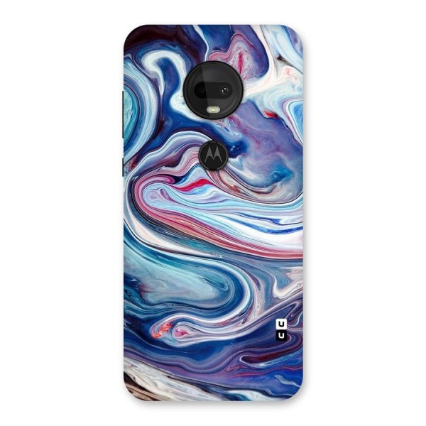 Marble Style Printed Back Case for Moto G7