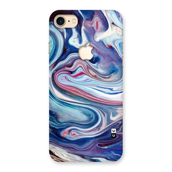 Marble Style Printed Back Case for iPhone 7 Apple Cut