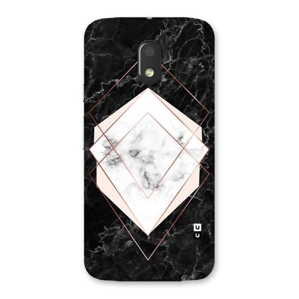 Marble Texture Print Back Case for Moto E3 Power