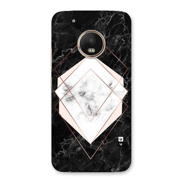 Marble Texture Print Back Case for Moto G5 Plus