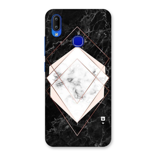 Marble Texture Print Back Case for Vivo Y91