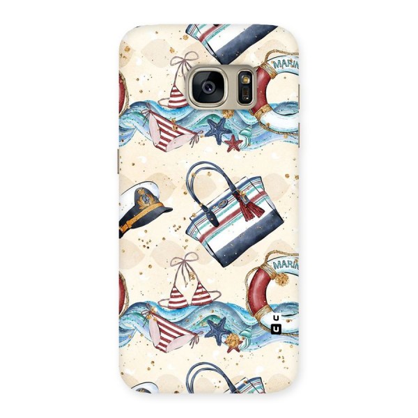 Marine Bag Design Back Case for Galaxy S7