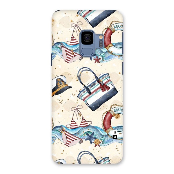 Marine Bag Design Back Case for Galaxy S9