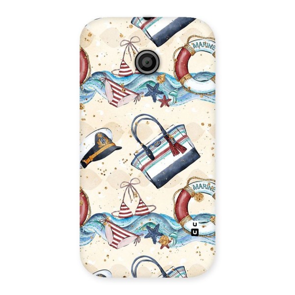 Marine Bag Design Back Case for Moto E