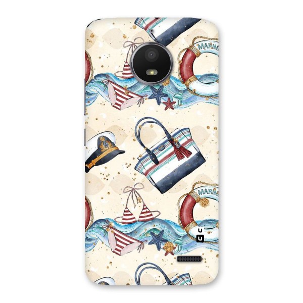 Marine Bag Design Back Case for Moto E4