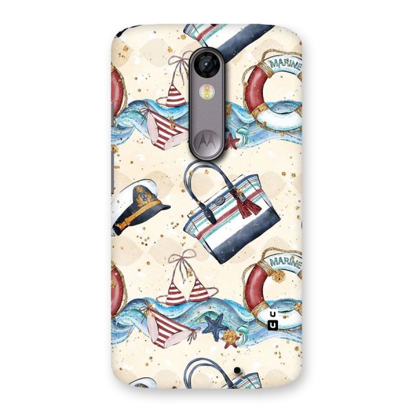 Marine Bag Design Back Case for Moto X Force