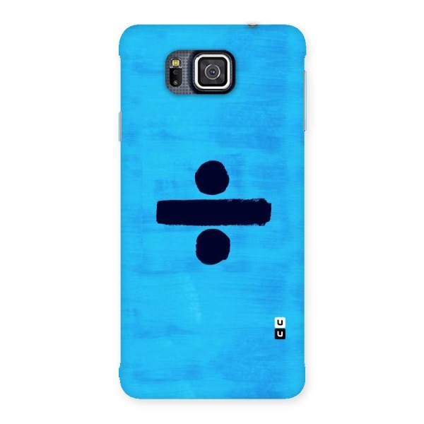 Math And Blue Back Case for Galaxy Alpha