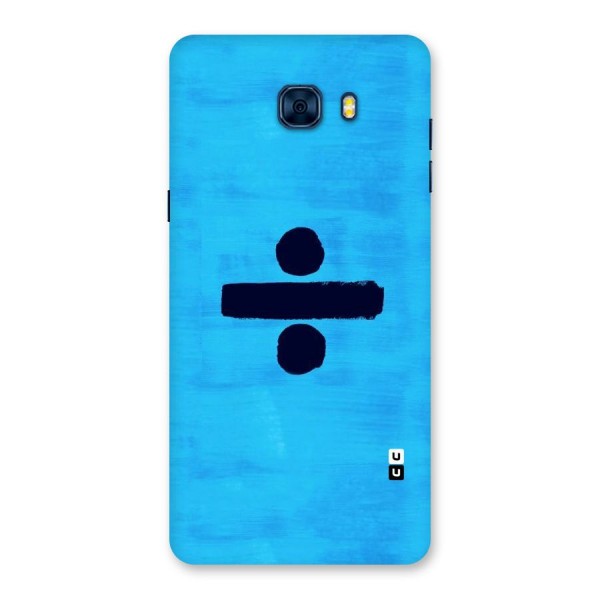 Math And Blue Back Case for Galaxy C7 Pro