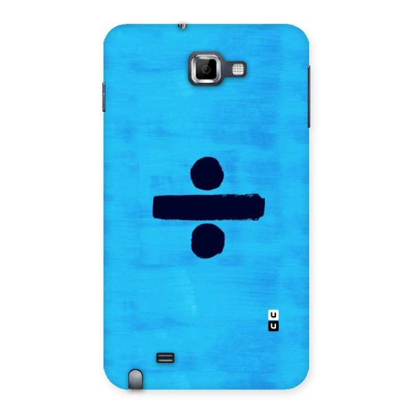 Math And Blue Back Case for Galaxy Note