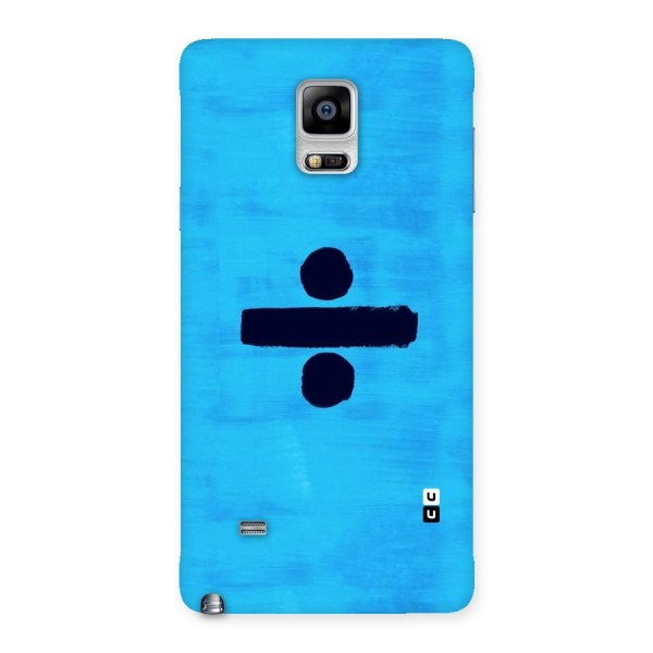 Math And Blue Back Case for Galaxy Note 4