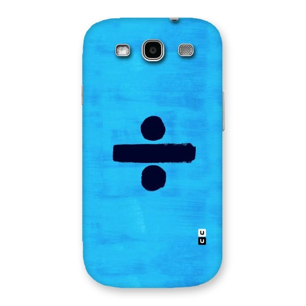 Math And Blue Back Case for Galaxy S3 Neo