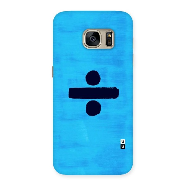 Math And Blue Back Case for Galaxy S7