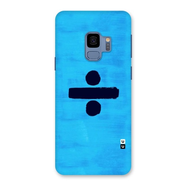 Math And Blue Back Case for Galaxy S9