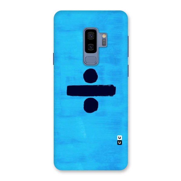 Math And Blue Back Case for Galaxy S9 Plus