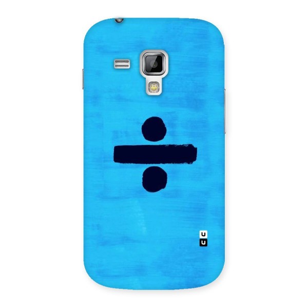 Math And Blue Back Case for Galaxy S Duos