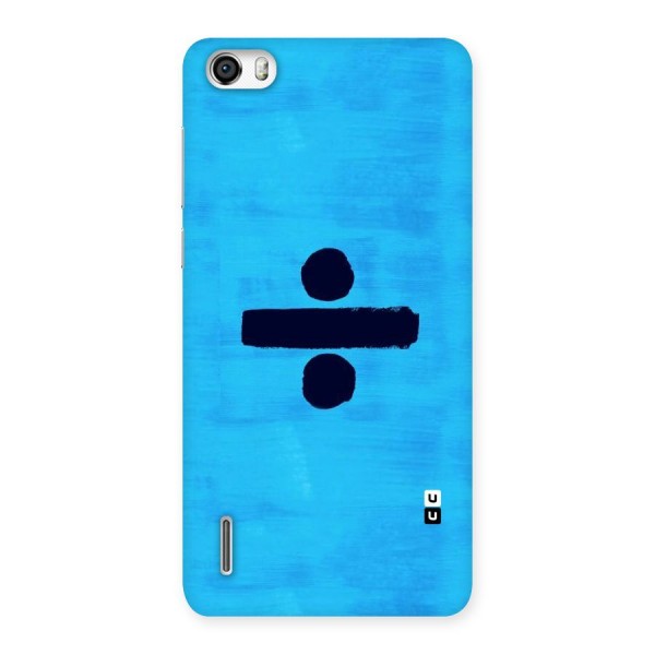 Math And Blue Back Case for Honor 6