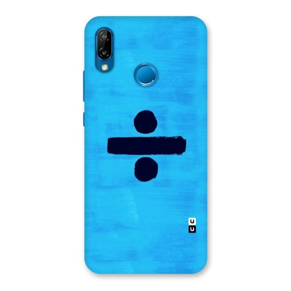 Math And Blue Back Case for Huawei P20 Lite