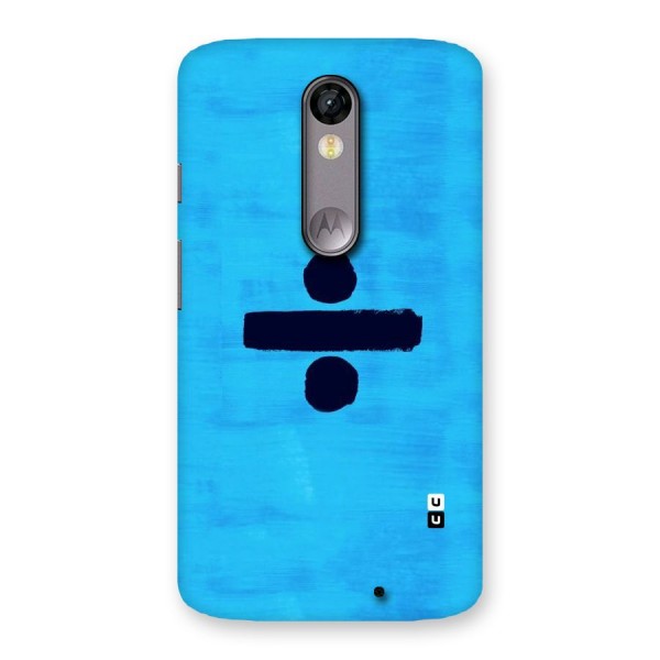 Math And Blue Back Case for Moto X Force