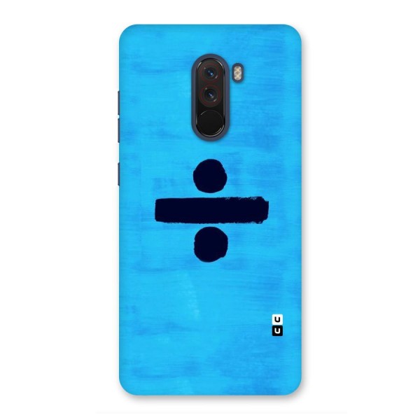 Math And Blue Back Case for Poco F1