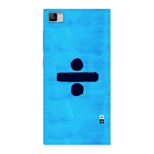 Math And Blue Back Case for Xiaomi Mi3