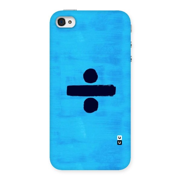 Math And Blue Back Case for iPhone 4 4s