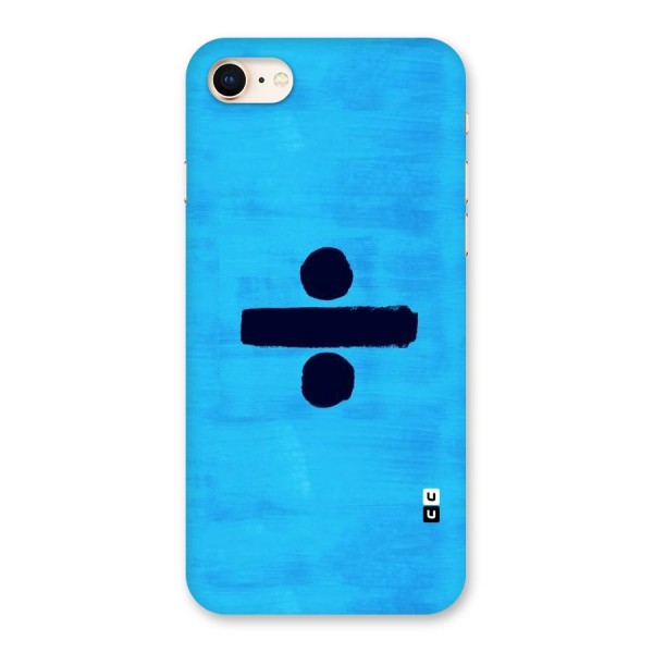 Math And Blue Back Case for iPhone 8