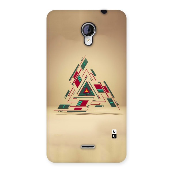 Maze Triangle Back Case for Micromax Unite 2 A106