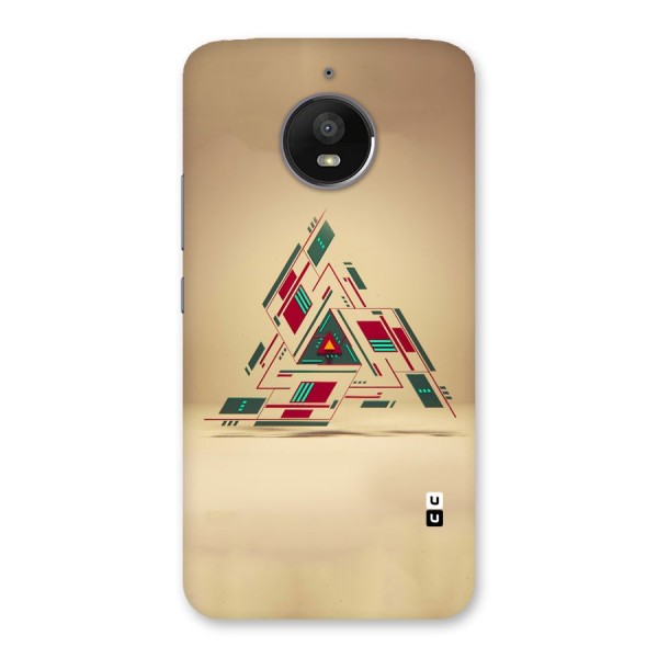 Maze Triangle Back Case for Moto E4 Plus