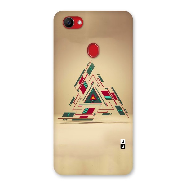 Maze Triangle Back Case for Oppo F7