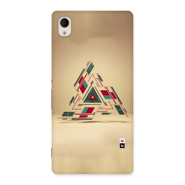 Maze Triangle Back Case for Sony Xperia M4