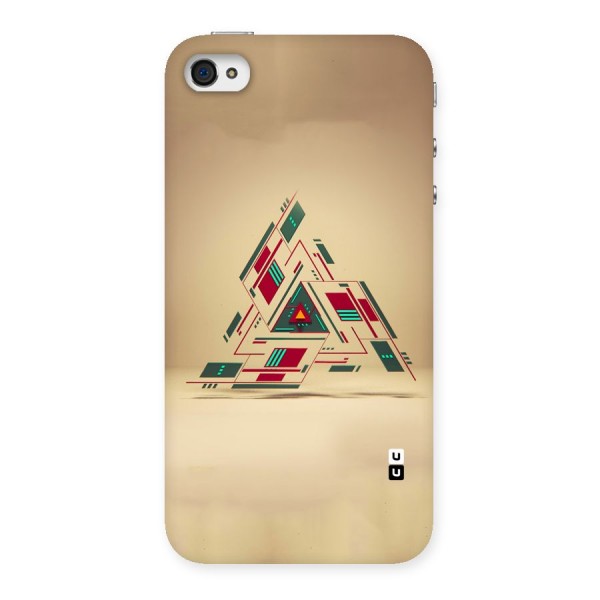 Maze Triangle Back Case for iPhone 4 4s