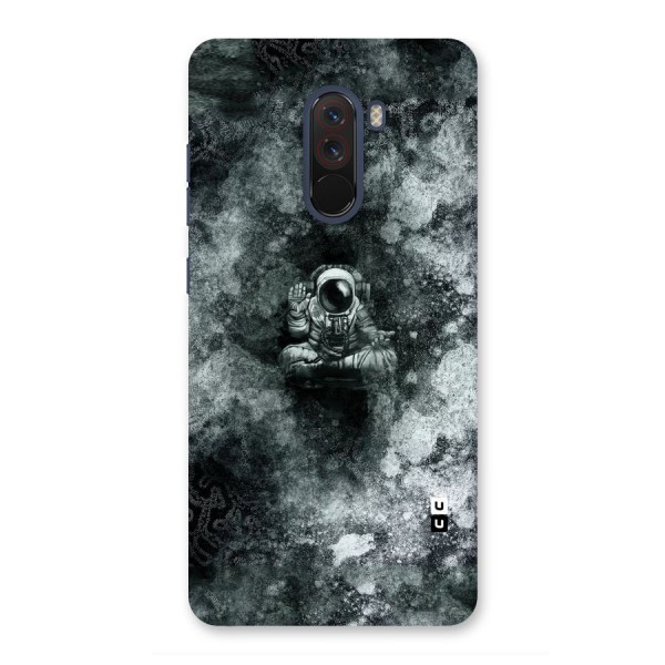 Meditating Spaceman Back Case for Poco F1