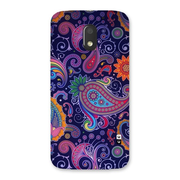 Mehendi Pattern Back Case for Moto E3 Power