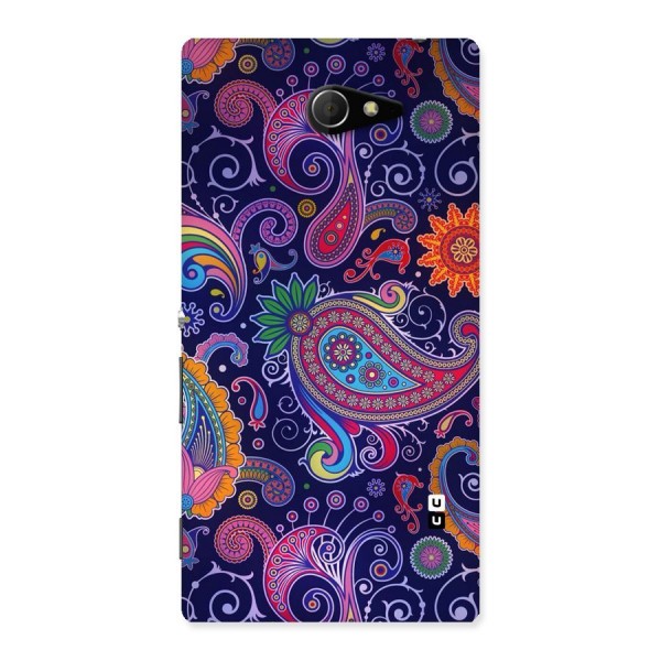 Mehendi Pattern Back Case for Sony Xperia M2